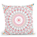 Festival Summer Mandala Throw Pillow By Monika Strigel