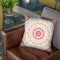 Festival Summer Mandala Sunshine Mandala Throw Pillow By Monika Strigel