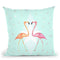 Flamingo Party Throw Pillow By Monika Strigel