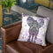Flowerower Elephant Throw Pillow By Monika Strigel