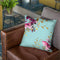 Flower And Gold Black Throw Pillow By Monika Strigel