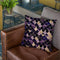Mermaid Dark Purple Gold Throw Pillow By Monika Strigel