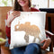 Gatsby Elephant Chain Throw Pillow By Monika Strigel