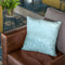 Gatsby Frosty Blue Throw Pillow By Monika Strigel