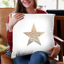 Gatsby Gold Star Throw Pillow By Monika Strigel