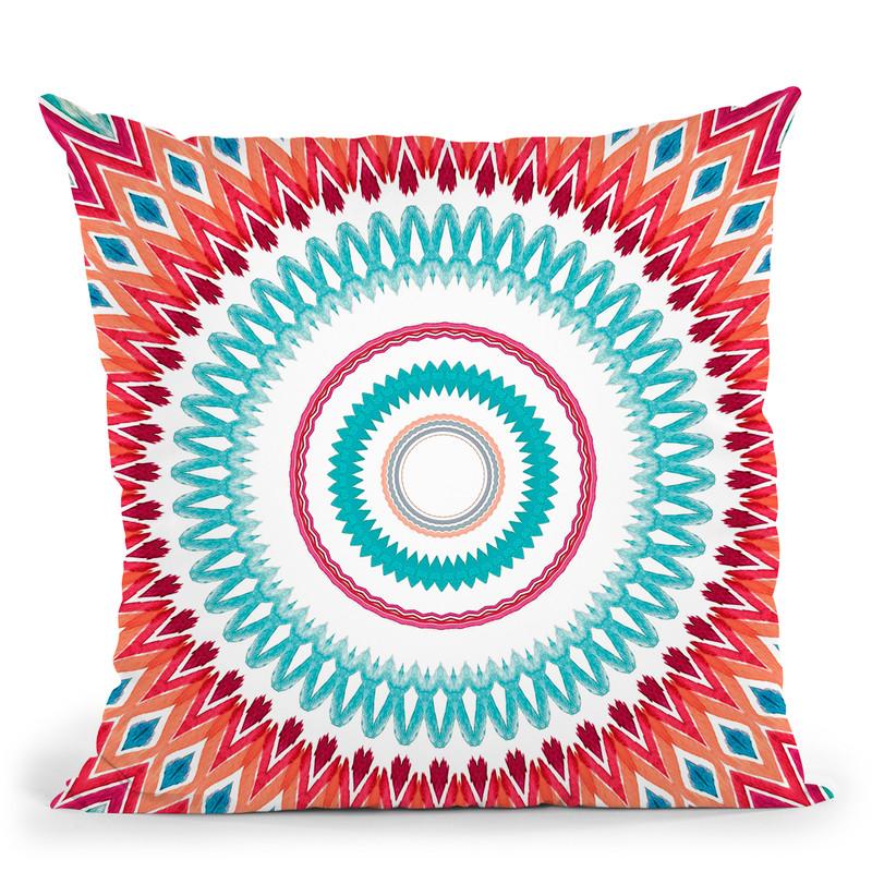 Festival Summer Ii Throw Pillow By Monika Strigel