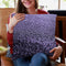 Gatsby Purple Night Throw Pillow By Monika Strigel