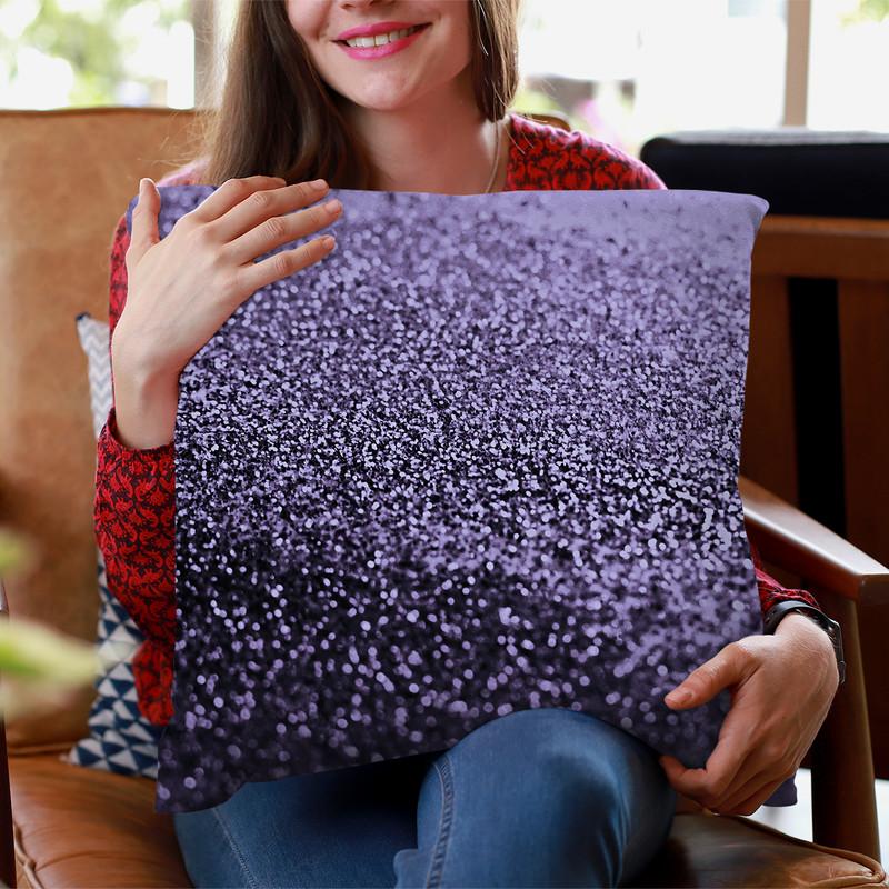 Gatsby Purple Night Throw Pillow By Monika Strigel