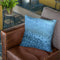 Gatsby Rainy Blue Throw Pillow By Monika Strigel