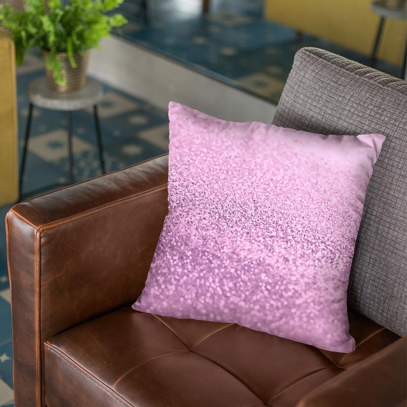 Gatsby Strawberry Pink Throw Pillow By Monika Strigel