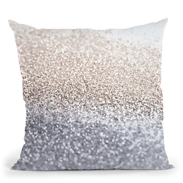 Gatsby Silver Throw Pillow By Monika Strigel