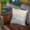 Gatsby Silver Throw Pillow By Monika Strigel