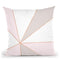 Geo Sunburst Rosegold Pastel Throw Pillow By Monika Strigel