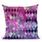 Happy Mermaid Pink And Lavender Throw Pillow By Monika Strigel