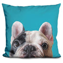 Manny The Frenchie Throw Pillow