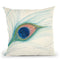 Peacock Feather I Throw Pillow By Miranda Thomas