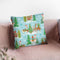 Lovely Llamas Christmas Step 07 Throw Pillow By Mary Urban