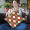 Classic Snowmen Step 05B Throw Pillow By Mary Urban