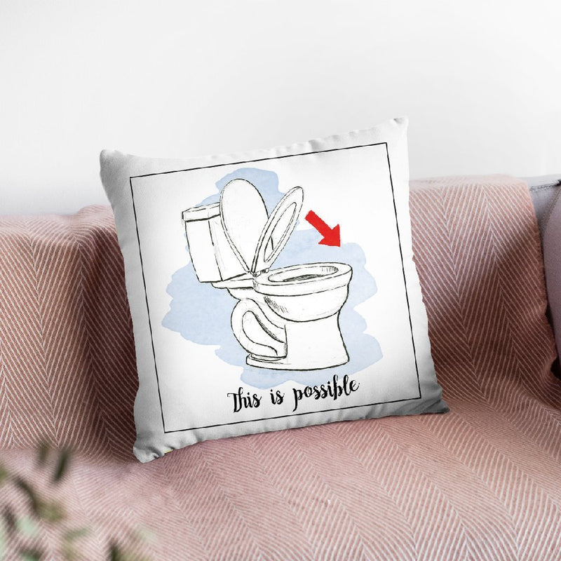 Home Improvement V With Color Script Throw Pillow By Carrie Schmitt