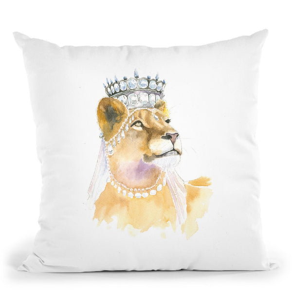 Jungle Royalty Ii Throw Pillow By Carrie Schmitt