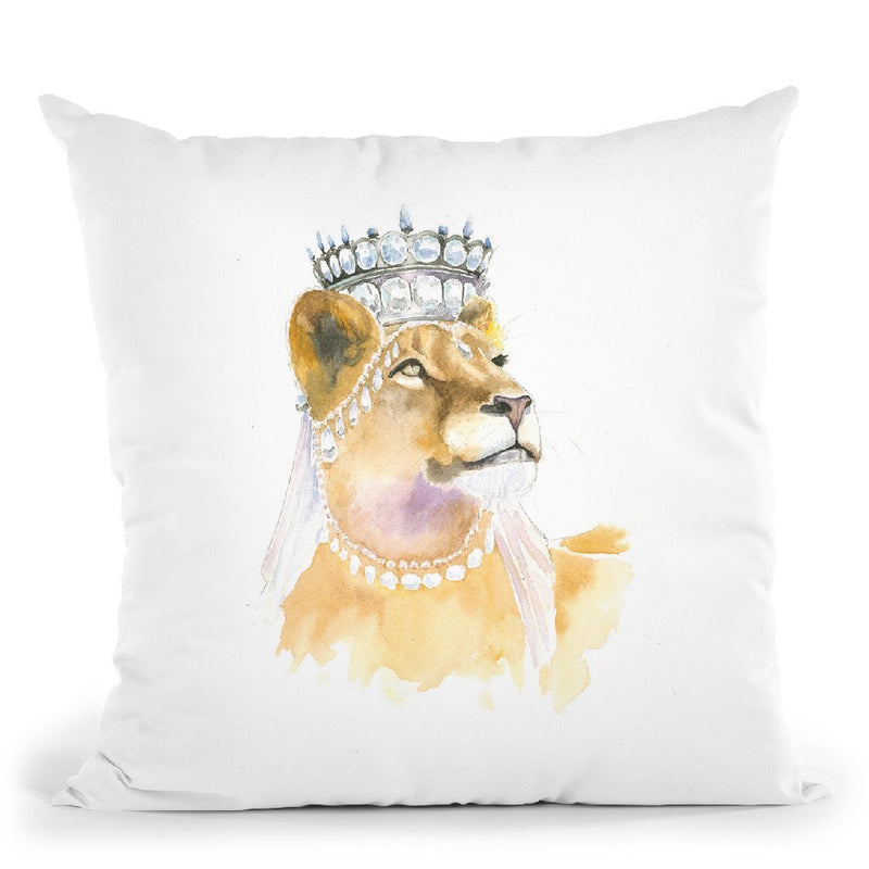 Jungle Royalty Ii Throw Pillow By Carrie Schmitt