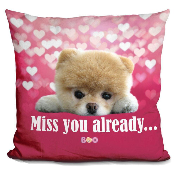 Boo Miss You Already Throw Pillow