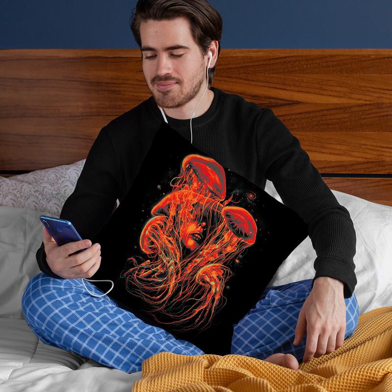 A Beutiful Delusion Throw Pillow By Nicebleed