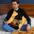 Mr Pig Throw Pillow By Nicebleed