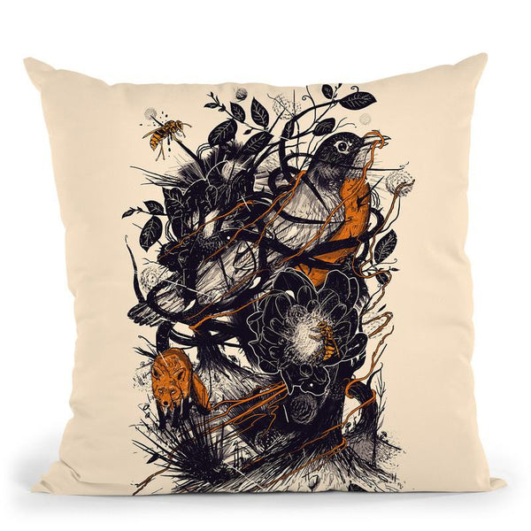 Natural Mystic Throw Pillow By Nicebleed