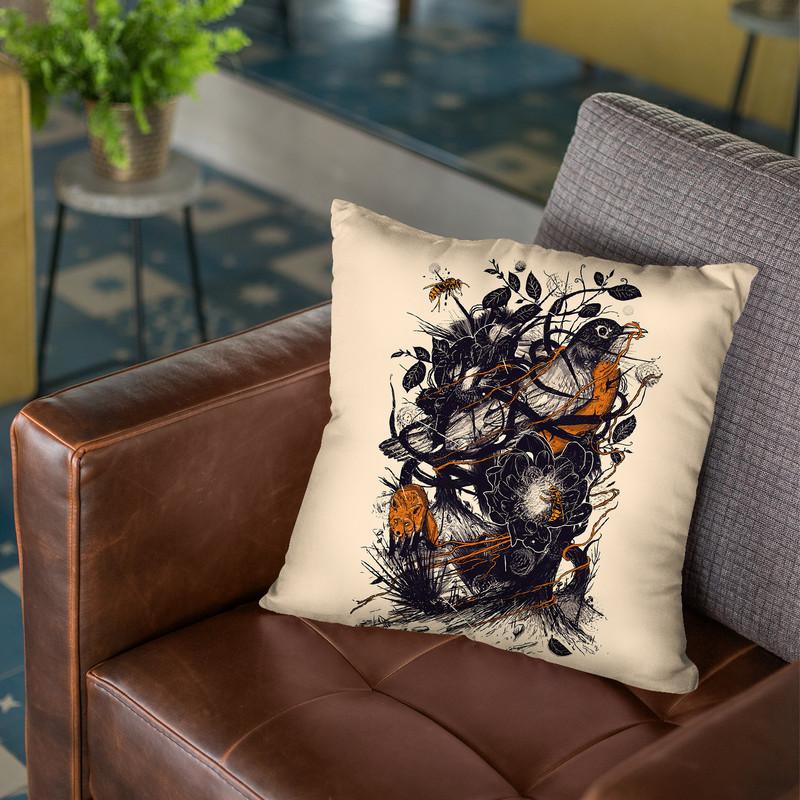 Natural Mystic Throw Pillow By Nicebleed