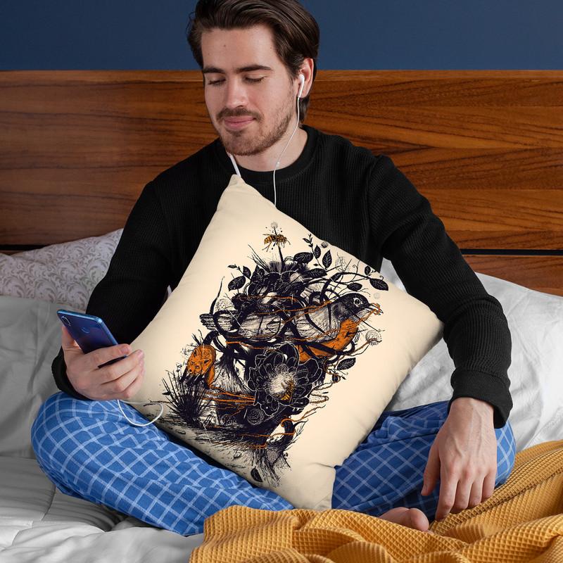 Natural Mystic Throw Pillow By Nicebleed
