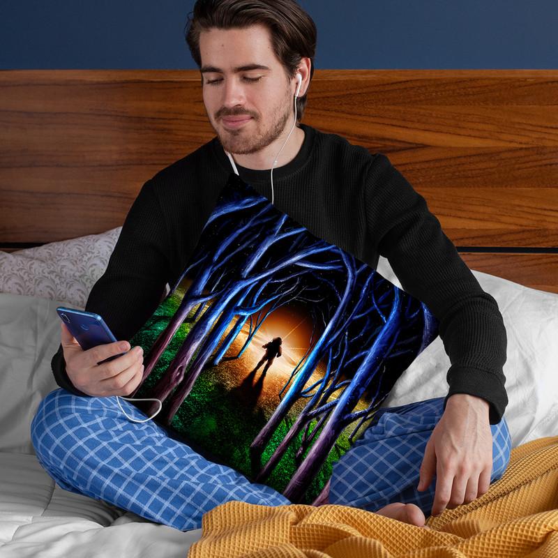 Oasis Throw Pillow By Nicebleed
