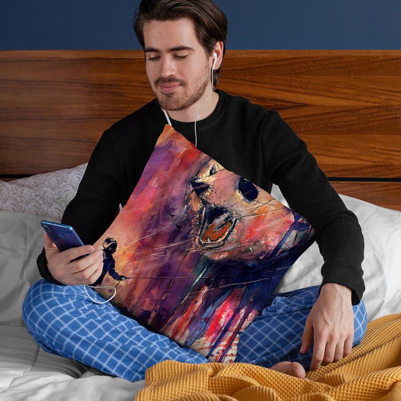 Out To Play Throw Pillow By Nicebleed