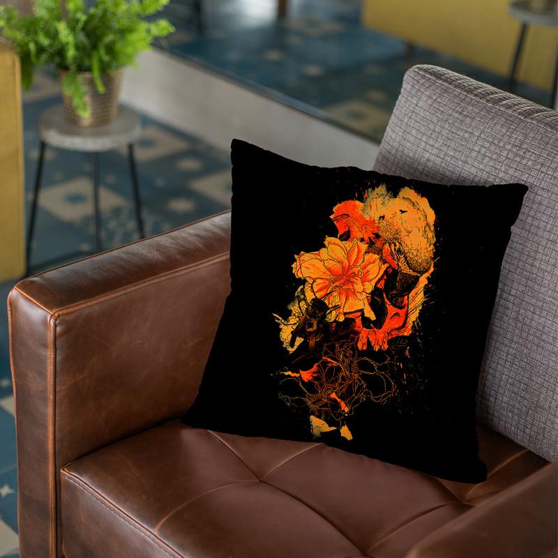 Pollination Throw Pillow By Nicebleed