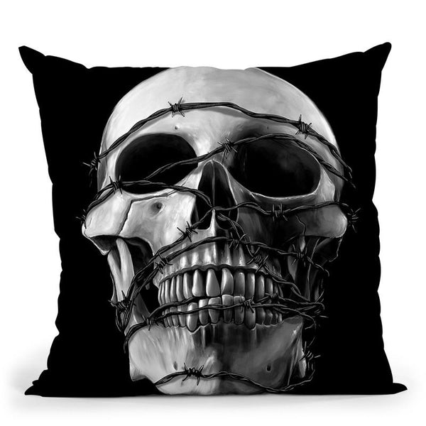 Prisoner Bw Throw Pillow By Nicebleed