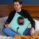 Record Breaker Throw Pillow By Nicebleed