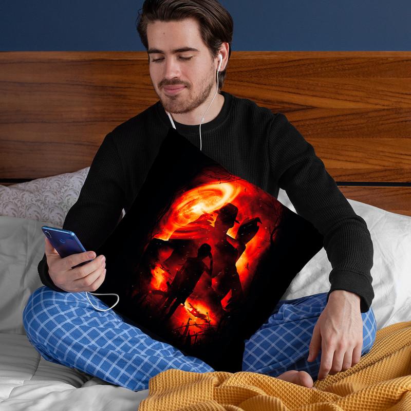 Reporting For Duty Throw Pillow By Nicebleed