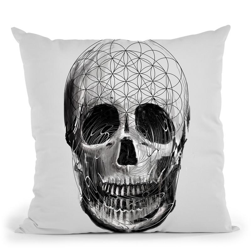 Sacred Skull Throw Pillow By Nicebleed
