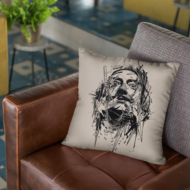 Dali Throw Pillow By Nicebleed