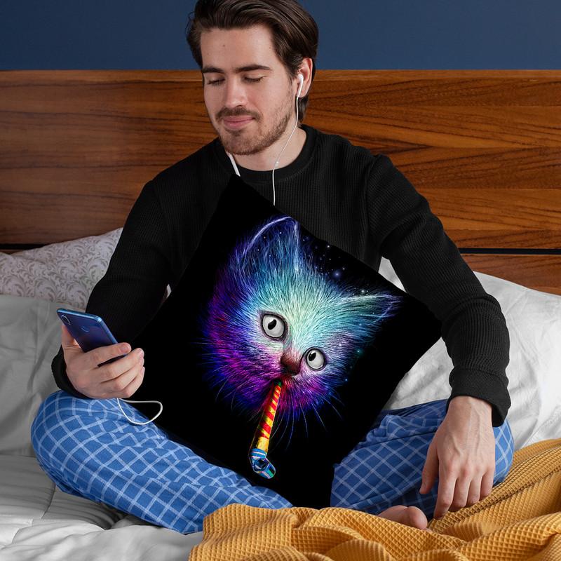 Slurp Party Throw Pillow By Nicebleed