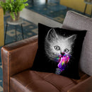 Slurp! Throw Pillow By Nicebleed