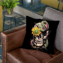 Snake And Skull I Throw Pillow By Nicebleed