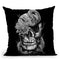 Snake And Skull Throw Pillow By Nicebleed