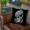 Snake And Skull Throw Pillow By Nicebleed