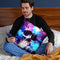 Space Skull Throw Pillow By Nicebleed
