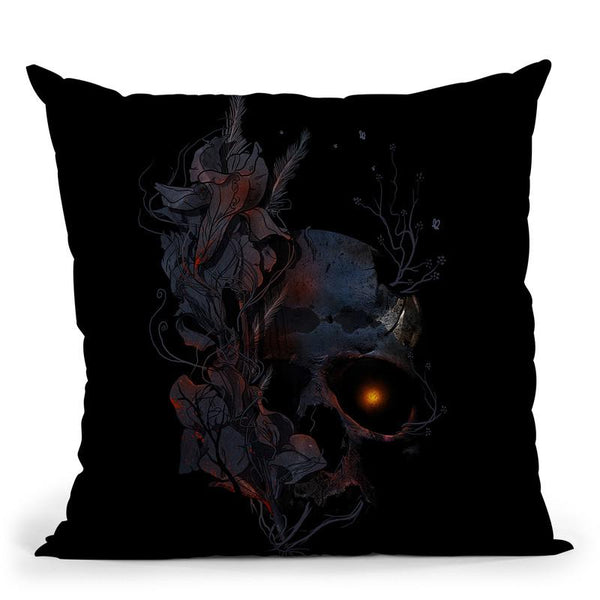 Deathblooms Throw Pillow By Nicebleed