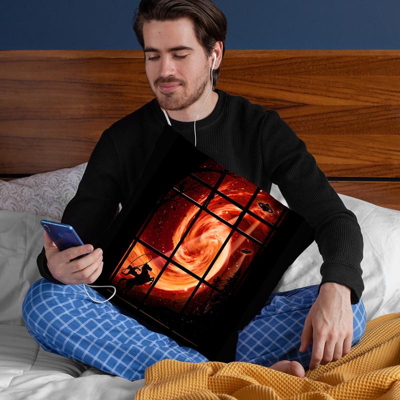 The Encounter Throw Pillow By Nicebleed