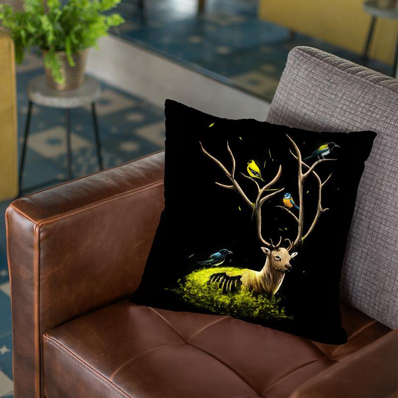 The Gathering Throw Pillow By Nicebleed