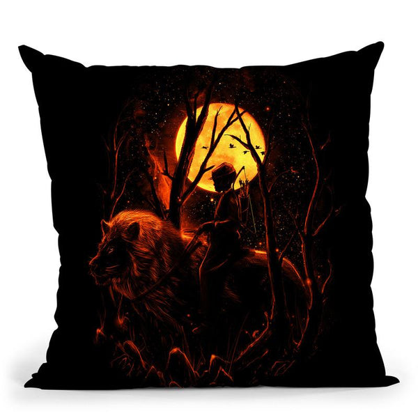 The Hunter Throw Pillow By Nicebleed