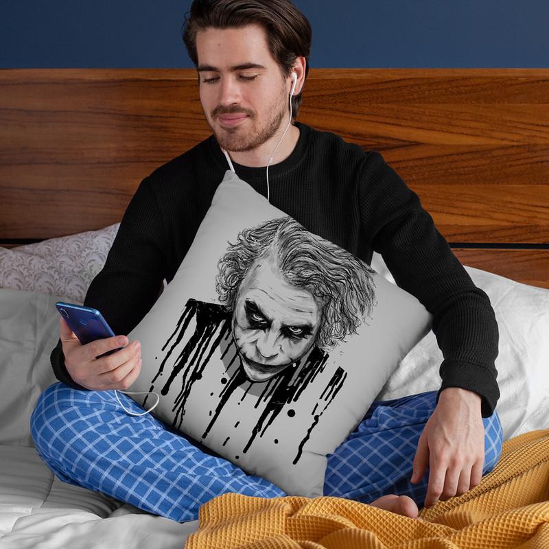 The Joker Throw Pillow By Nicebleed